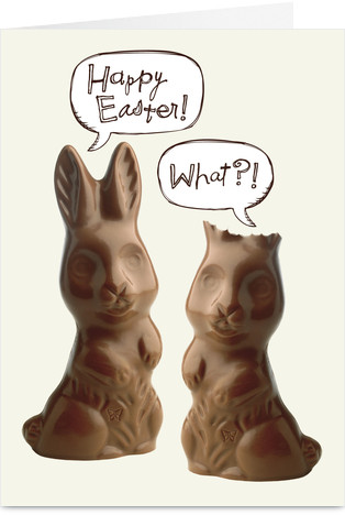 easter greetings card